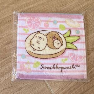 New 2 Sumikkogurashi Pink and Bule Hand Towel